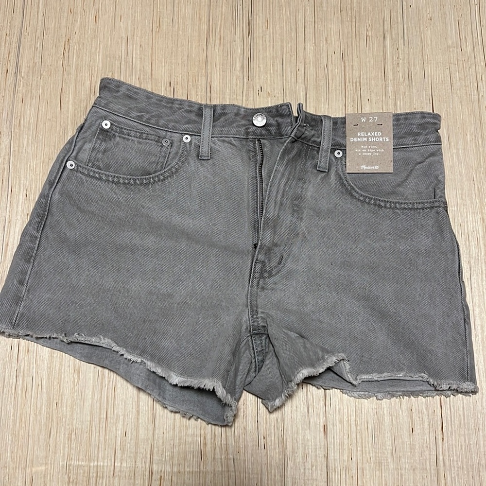 Madewell relaxed denim shorts